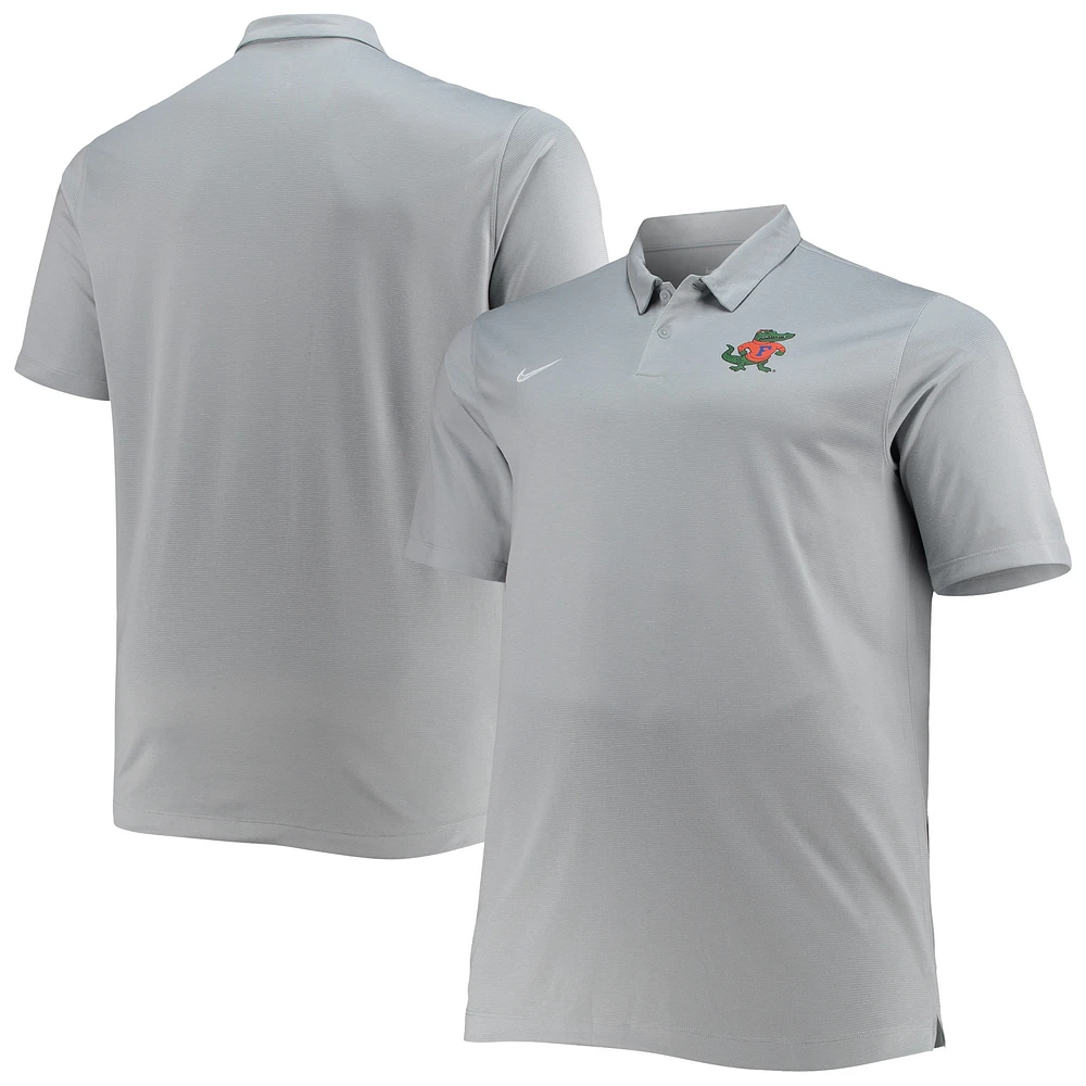 Men's Nike Heathered Gray Florida Gators Big & Tall Performance Polo