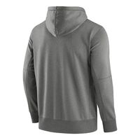 Men's Nike Heathered Gray Florida Gators Logo Stack Performance Full-Zip Hoodie