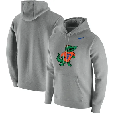 Sweat à capuche Nike Florida Gators Vintage School Logo Heathered Grey pour homme