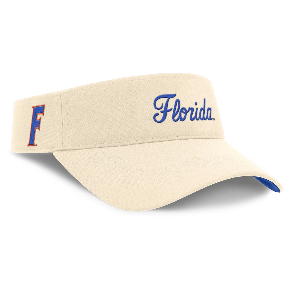 Men's Nike Natural Florida Gators Primetime Ace Adjustable Visor