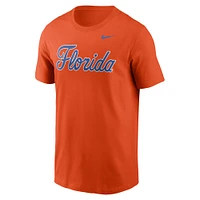Men's Nike Orange Florida Gators Baseball Wordmark T-Shirt