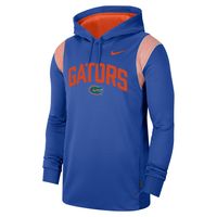 Men's Nike Royal Florida Gators 2022 Game Day Sideline Performance Pullover Hoodie