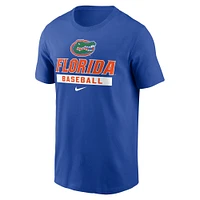 T-shirt de baseball Nike Royal Florida Gators pour homme