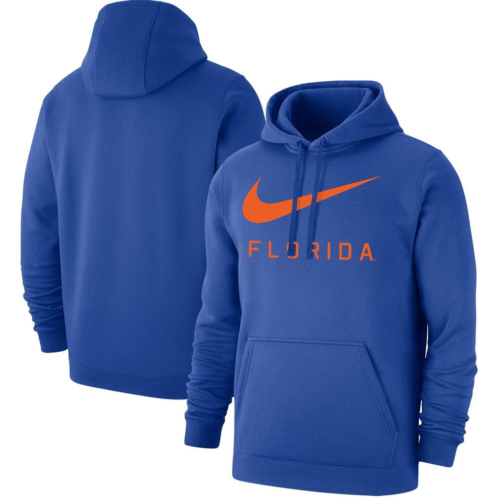 Men's Nike Royal Florida Gators Big Swoosh Club Pullover Hoodie