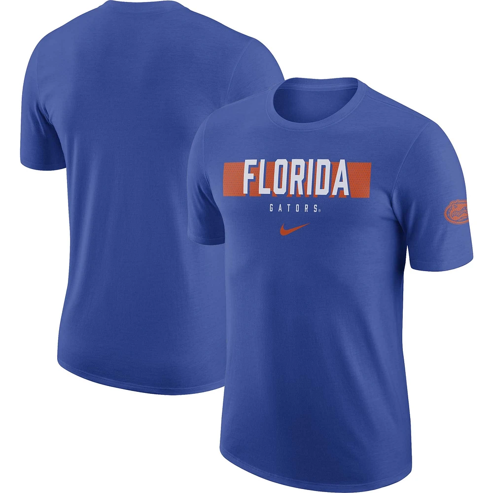 T-shirt Nike Royal Florida Gators Campus Gametime pour Homme