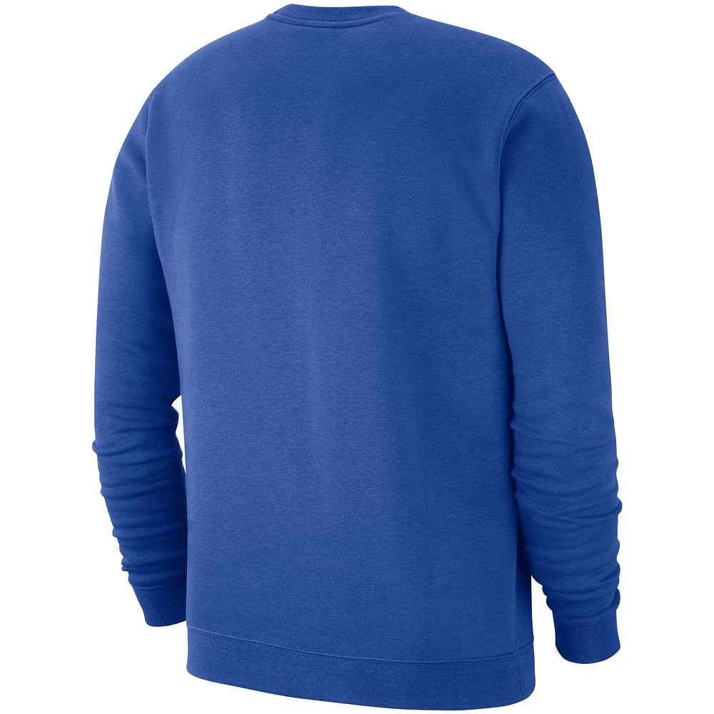 Sweat en molleton Nike Royal Florida Gators Club pour Homme