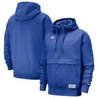 Sweat à capuche demi-zip Nike Royal Florida Gators Club pour Homme