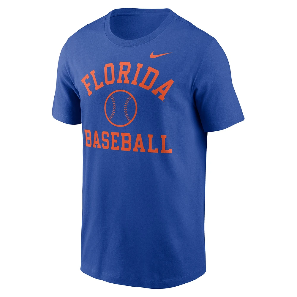 Men's Nike Royal Florida Gators Essential Baseball Arch T-Shirt
