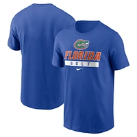 T-shirt de golf Nike Royal Florida Gators pour homme