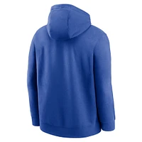 Sweat à capuche en polaire Nike Royal Florida Gators Legacy Logo Club pour homme