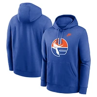 Sweat à capuche en polaire Nike Royal Florida Gators Legacy Logo Club pour homme