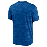 Men's Nike Royal Florida Gators Velocity Baseball Wordmark Stack Performance T-Shirt