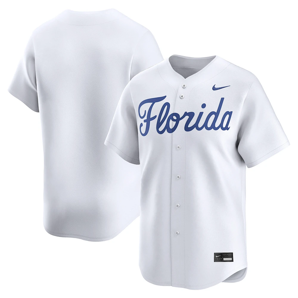 Men's Nike White Florida Gators College Limited Baseball Jersey