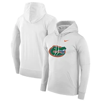 Men's Nike White Florida Gators Performance Pullover Hoodie