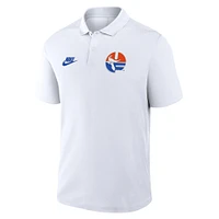 Men's Nike White Florida Gators Primetime Victory Legacy Vault Logo Performance Polo