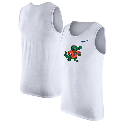 Débardeur Nike blanc pour homme avec logo vintage Florida Gators