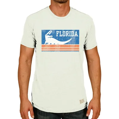 Florida Gators Original Retro Brand Vintage Gator Tri-Blend T-Shirt - Natural