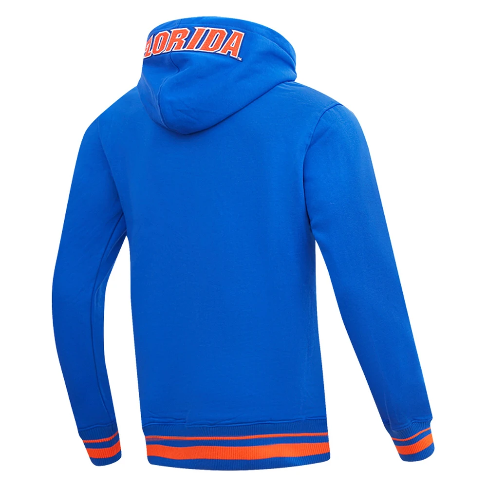 Sweat à capuche Pro Standard Royal Florida Gators Classic Stacked Logo pour homme