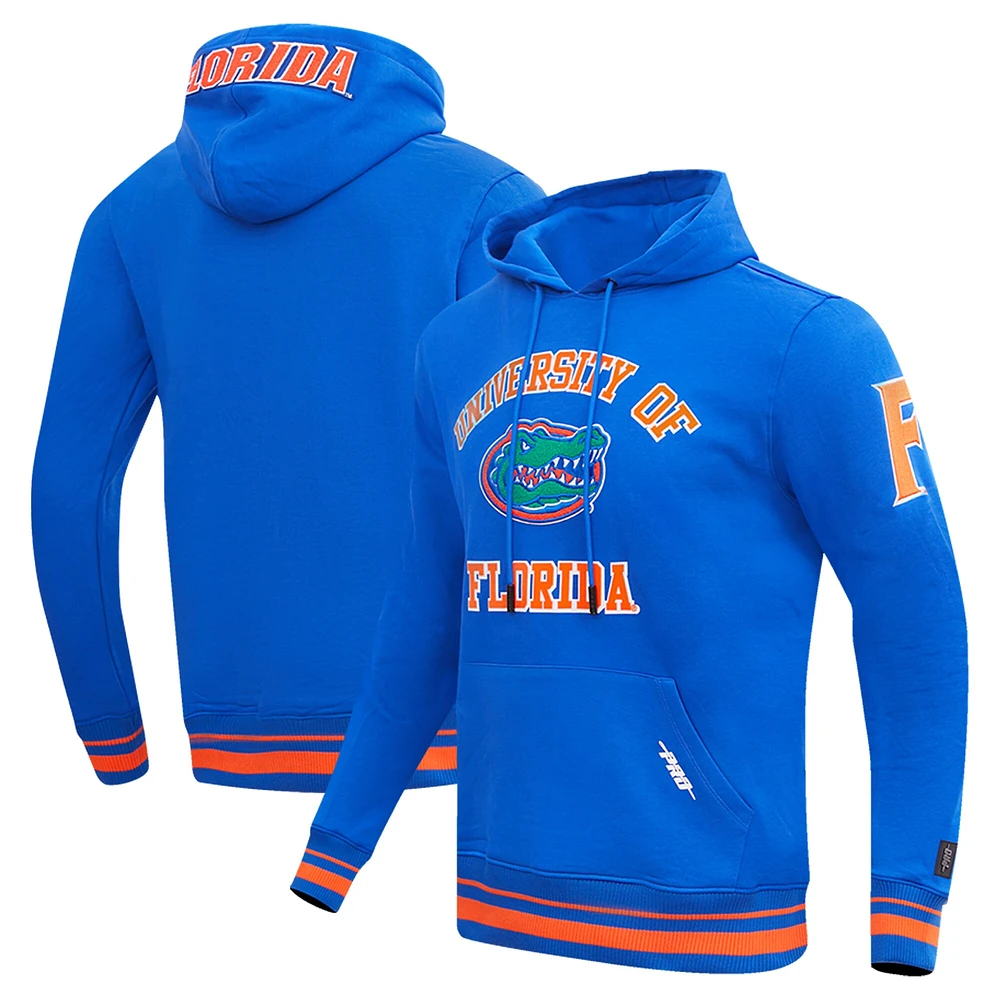 Men's Pro Standard Royal Florida Gators Classic Stacked Logo Pullover Hoodie