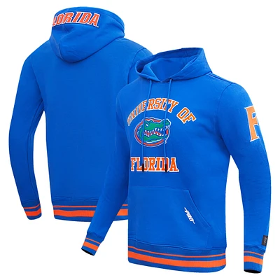 Sweat à capuche Pro Standard Royal Florida Gators Classic Stacked Logo pour homme