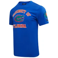 T-shirt à logo empilé classique Royal Florida Gators Pro Standard pour homme