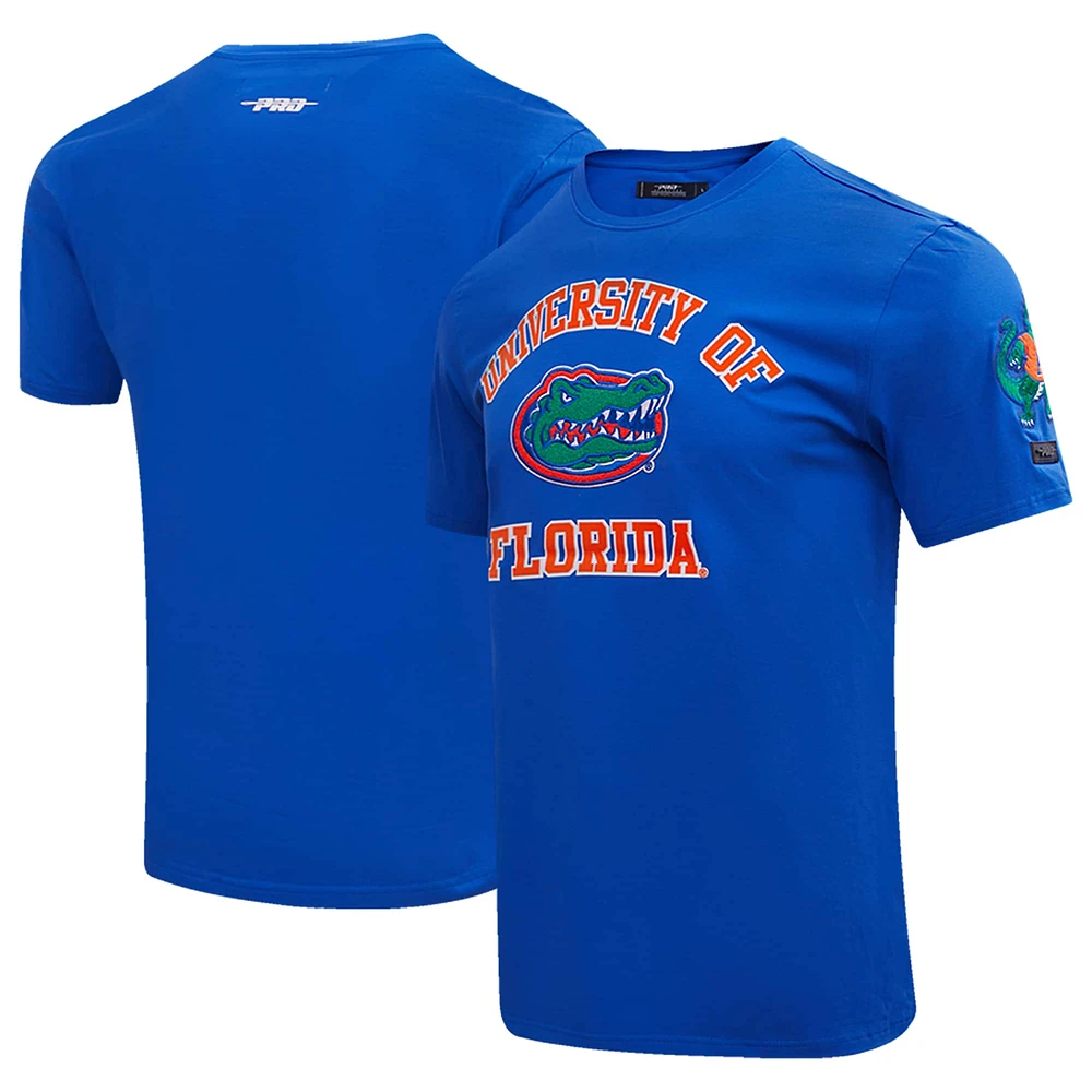 T-shirt à logo empilé classique Royal Florida Gators Pro Standard pour homme