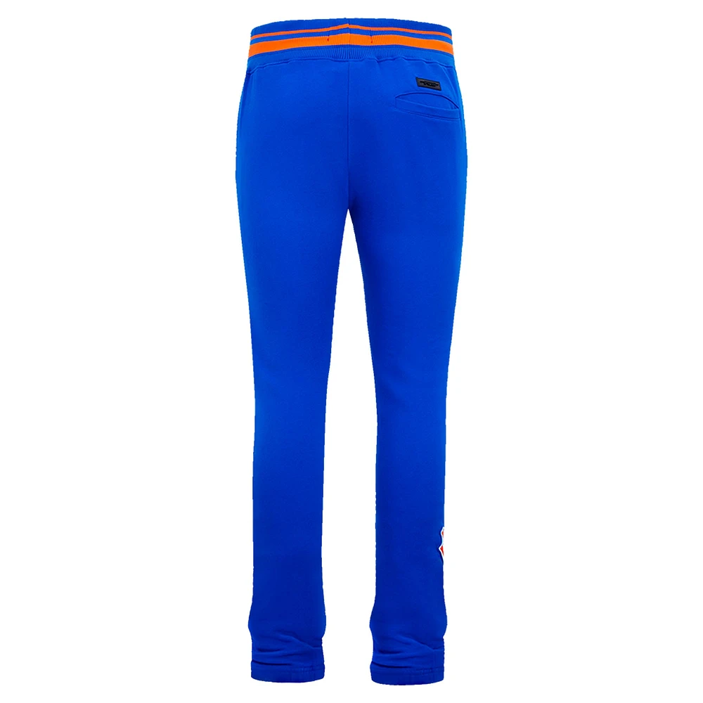 Men's Pro Standard Royal Florida Gators Script Tail Fleece Sweatpants