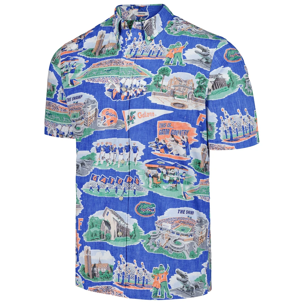 Chemise boutonnée Reyn Spooner Royal Florida Gators Scenic pour homme