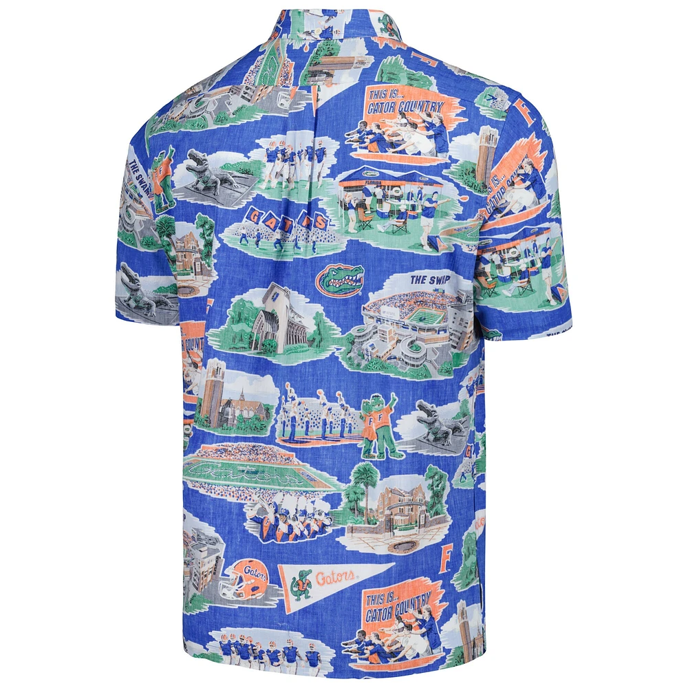 Chemise boutonnée Reyn Spooner Royal Florida Gators Scenic pour homme