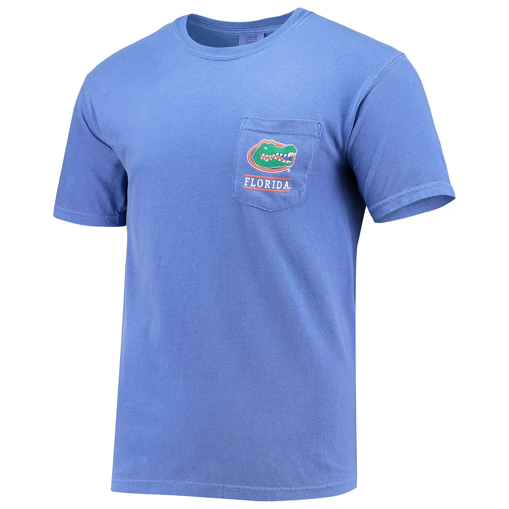 T-shirt Royal Florida Gators Circle Campus Scene pour homme