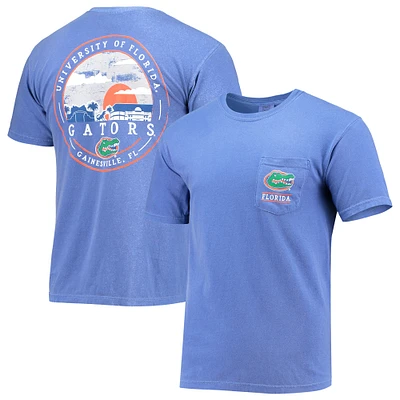 T-shirt Royal Florida Gators Circle Campus Scene pour homme