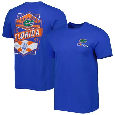 Men's Royal Florida Gators Double Diamond Crest T-Shirt