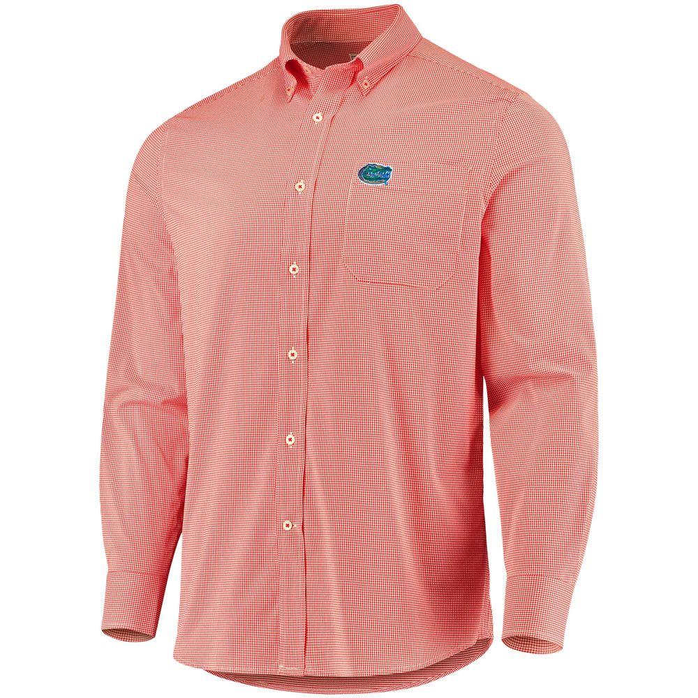 Men's Southern Tide Orange Florida Gators Gameday Button-Down Long Sleeve Shirt