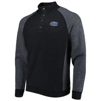 Tommy Bahama pour homme Florida Gators Sport Scrimmage Snap Mock Neck Raglan Button-Up Jacket