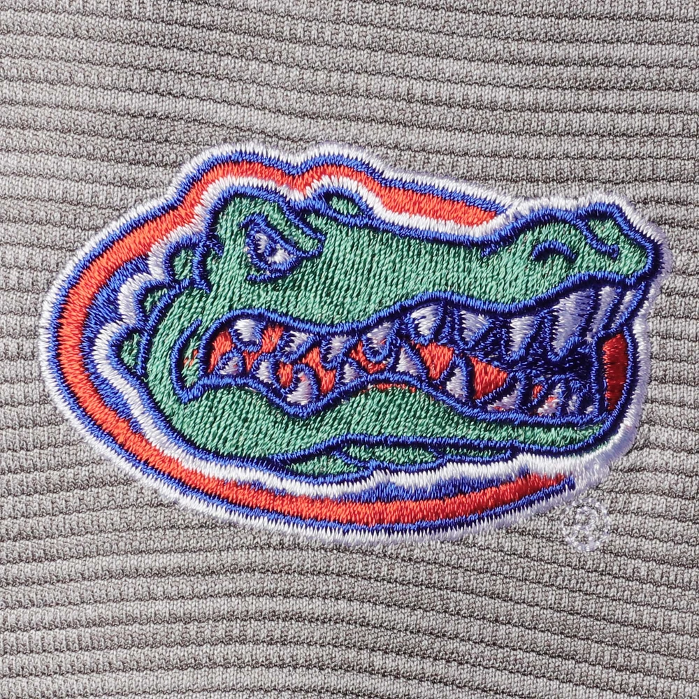 Veste Tommy Bahama Charcoal Florida Gators Play Action Raglan demi-zip pour hommes