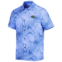 Men's Tommy Bahama Royal Florida Gators Big & Tall Coast Luminescent Fronds IslandZone Button-Up Camp Shirt