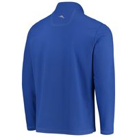 Men's Tommy Bahama Royal Florida Gators Emfielder 2.0 IslandZone Quarter-Zip Jacket