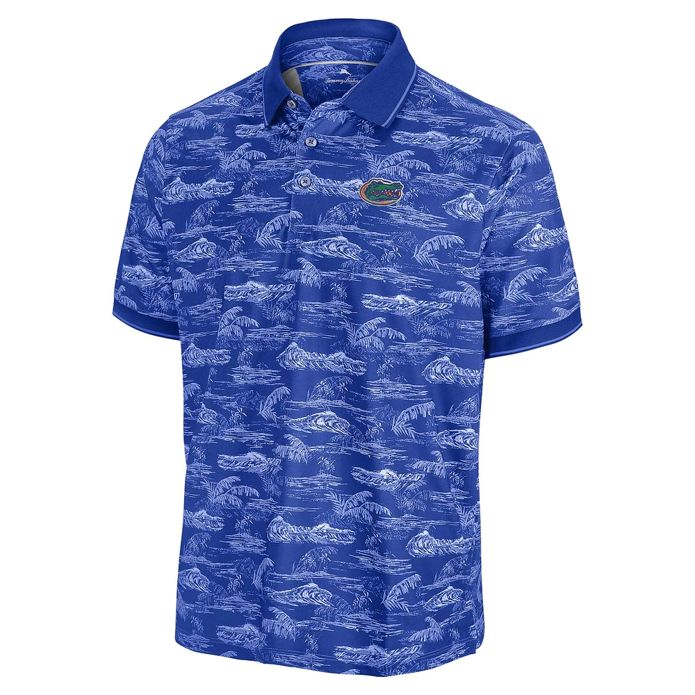Polo Tommy Bahama Royal Florida Gators Sport Bay View IslandZone pour homme