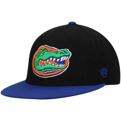 Casquette ajustée bicolore Top of the World pour hommes, noir/Royal Florida Gators Team Color