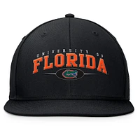 Men's Top of the World Black Florida Gators Bullpen Snapback Hat