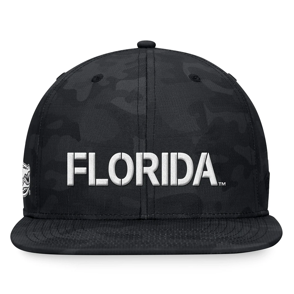 Casquette snapback noire pour hommes des Florida Gators OHT Military Appreciation Troop Top of the World