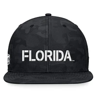 Casquette snapback noire pour hommes des Florida Gators OHT Military Appreciation Troop Top of the World