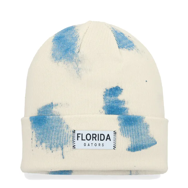 Youth Blue Carolina Panthers Tie-Dye Cuffed Knit Hat