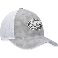 Men's Top of the World Gray/White Florida Gators Slate Trucker Adjustable Hat