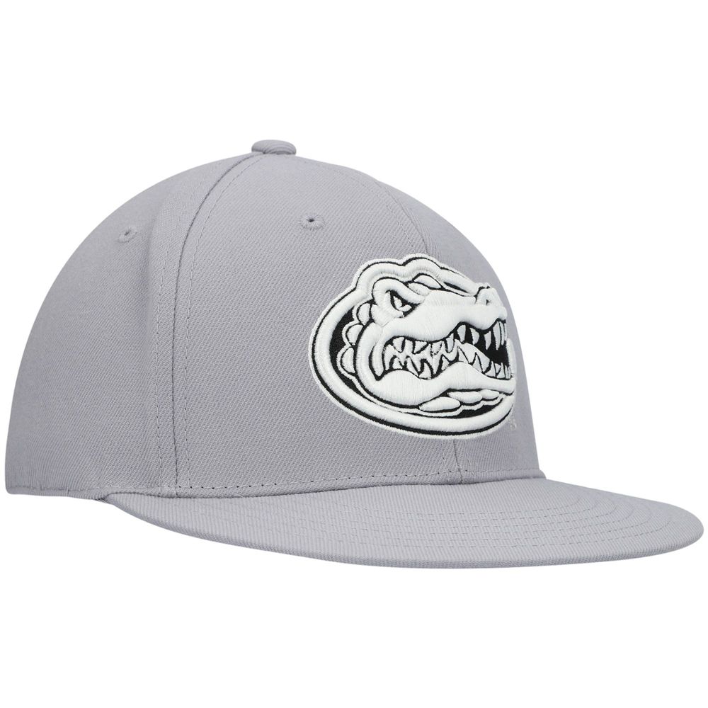 Men's Top of the World Gray Florida Gators Fitted Hat