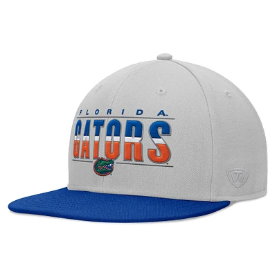 Casquette Snapback Top of the World pour hommes, gris, Florida Gators Hudson