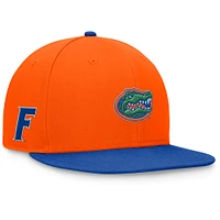 Men's Top of the World Orange/Royal Florida Gators Rally Two-Tone Fitted Hat