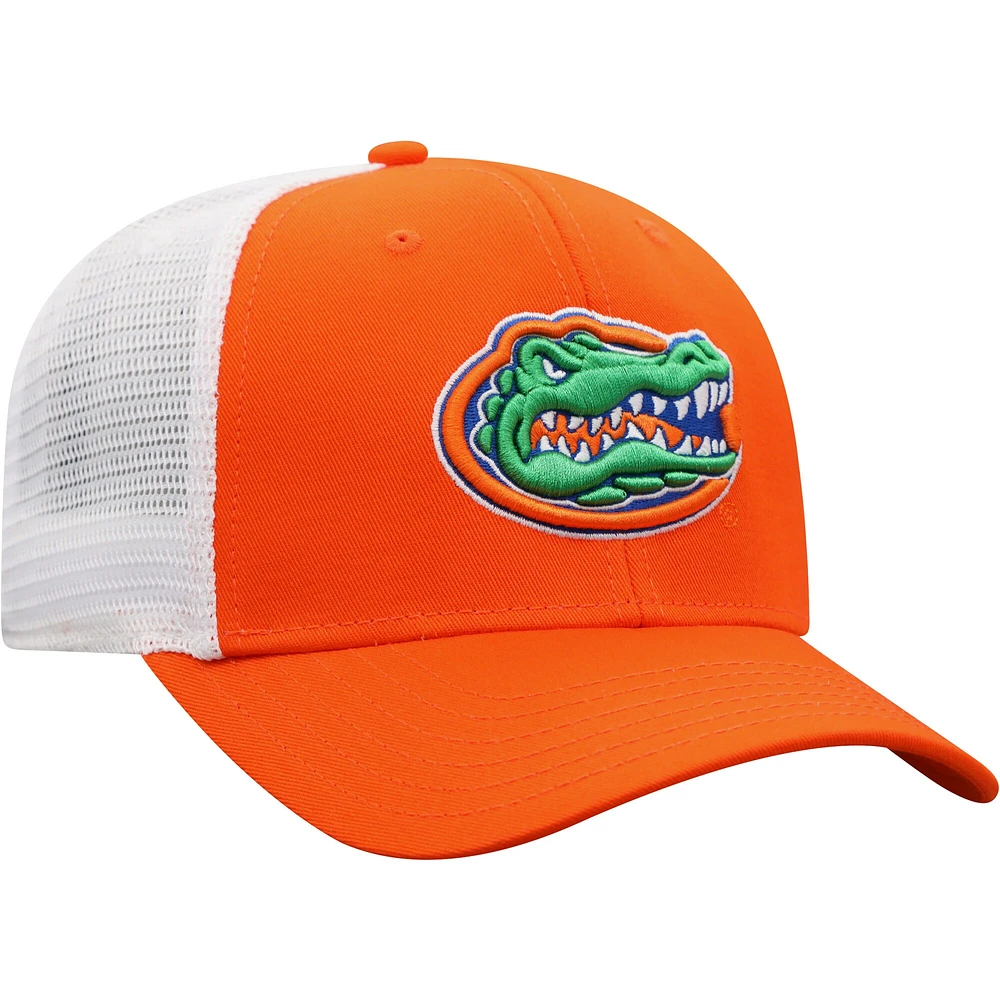 Casquette snapback Top of the World Florida Gators orange/blanc pour homme