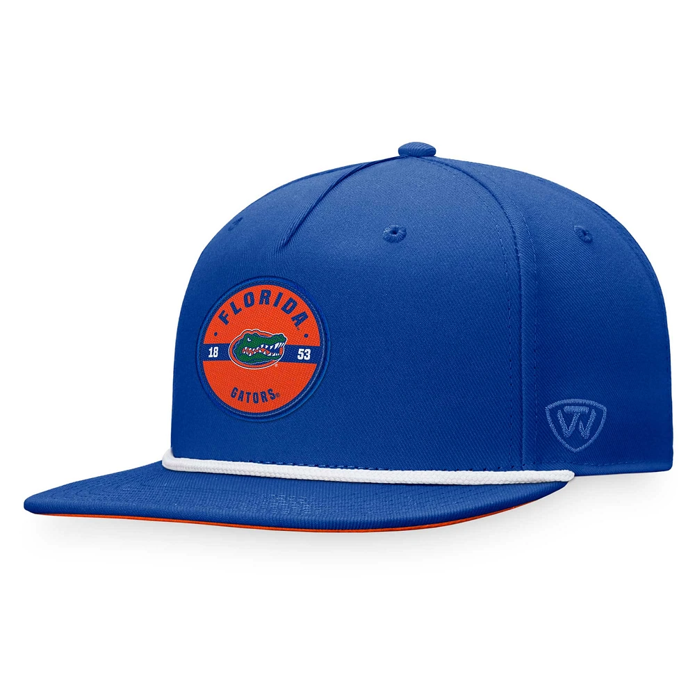 Men's Top of the World Royal Florida Gators Bank Hat