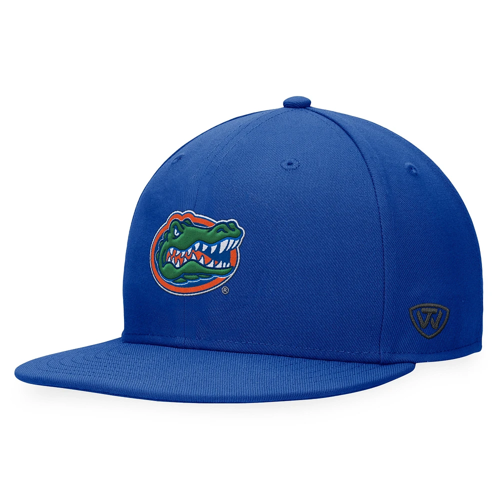 Men's Top of the World Royal Florida Gators Fitted Hat